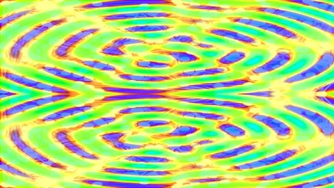 Abstract psychedelic fluid wave pattern backdrop in vibrant blue and cyan c.. Stock Footage 339502511