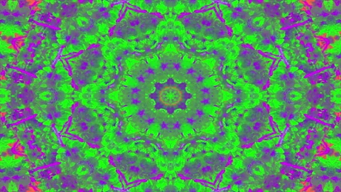  abstract psychedelic fractal background Loop Stock Footage 193203663