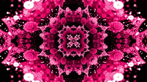  abstract psychedelic fractal background Loop Stock Footage 193528642