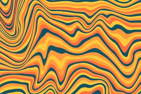 Abstract psychedelic groovy background. Abstract background. Stock Illustration