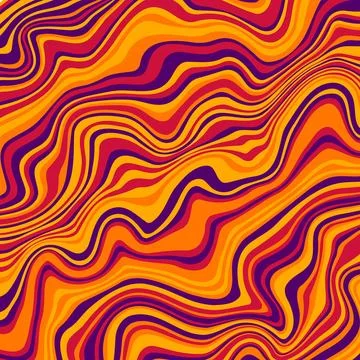 Abstract psychedelic groovy background. Abstract background. Stock Illustration