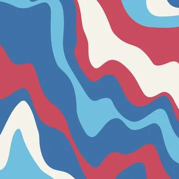 Abstract psychedelic groovy background. Vector. Illustrazione stock