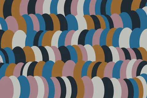Abstract psychedelic groovy background. Vector. Stock Illustration