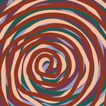Abstract psychedelic groovy background. Vector. Stock Illustration