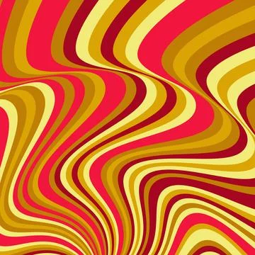 Abstract psychedelic groovy background. Vector. Stock Illustration