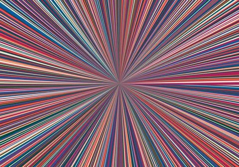 Abstract psychedelic groovy background. Vector. Illustrazione stock