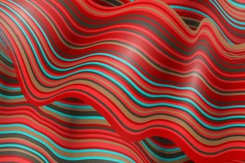 Abstract psychedelic groovy background. Vector. Illustrazione stock