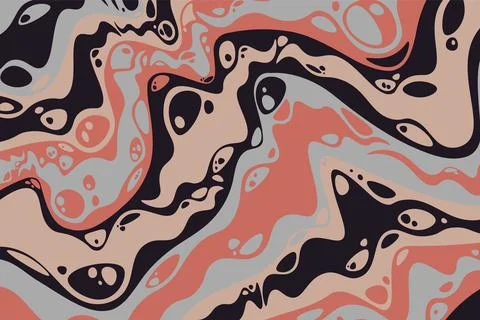 Abstract psychedelic groovy background. Vector. Stock Illustration