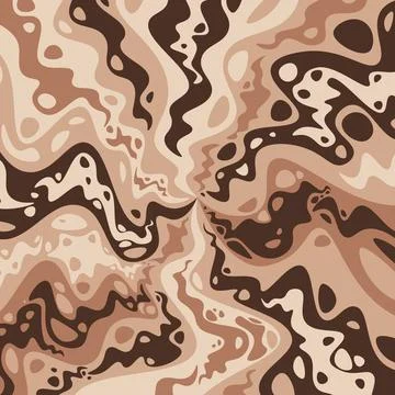 Abstract psychedelic groovy background. Vector. Stock Illustration