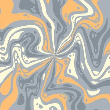 Abstract psychedelic groovy background. Vector. Stock Illustration