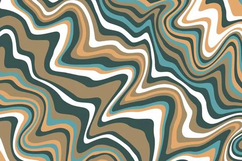 Abstract psychedelic groovy background. Vector. Stock Illustration