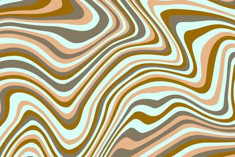 Abstract psychedelic groovy background. Vector. Stock Illustration