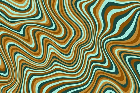 Abstract psychedelic groovy background. Vector. Illustrazione stock