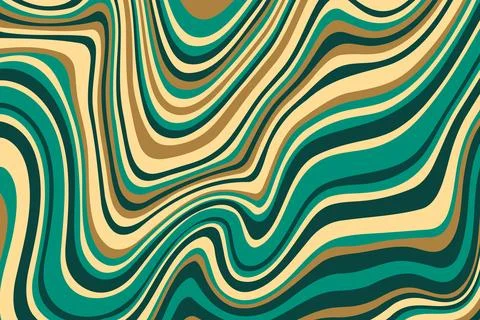 Abstract psychedelic groovy background. Vector. Stock Illustration