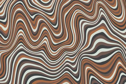 Abstract psychedelic groovy background. Vector. Stock Illustration