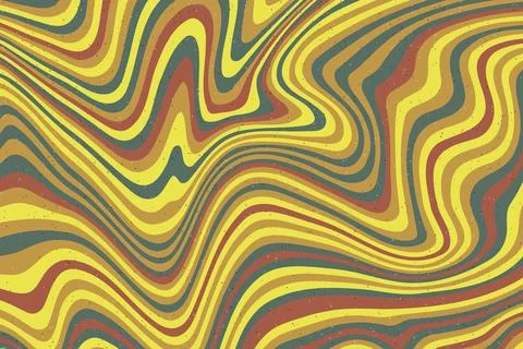 Abstract psychedelic groovy background. Vector. Stock Illustration