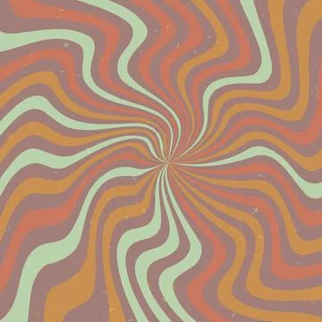 Abstract psychedelic groovy background. Vector. Stock Illustration