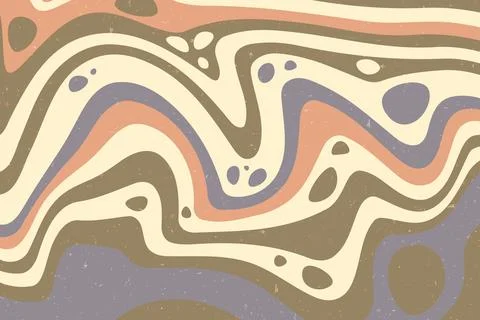 Abstract psychedelic groovy background. Vector. Stock Illustration