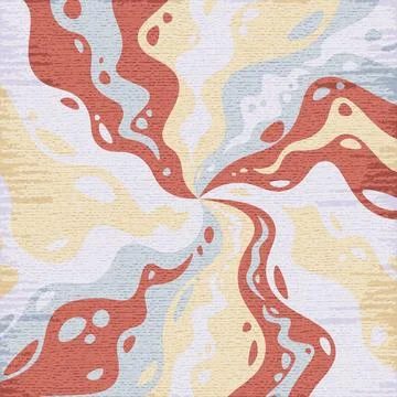Abstract psychedelic groovy background. Vector. Stock Illustration