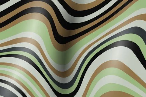 Abstract psychedelic groovy background. Vector. Stock Illustration