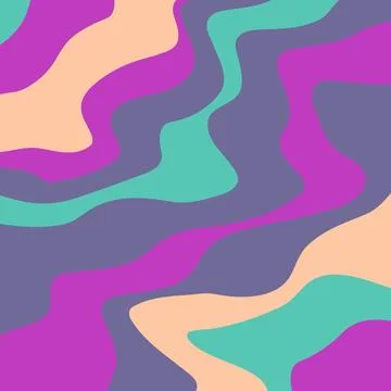 Abstract psychedelic groovy background. Vector. Stock Illustration