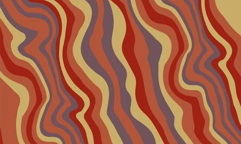 Abstract psychedelic groovy background. Vector. Stock Illustration