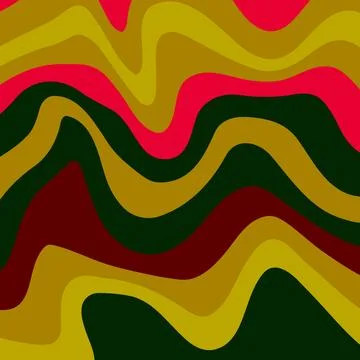 Abstract psychedelic groovy background. Vector. Illustrazione stock