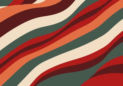 Abstract psychedelic groovy background. Vector. Stock Illustration