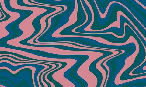 Abstract psychedelic groovy background. Vector. Stock Illustration