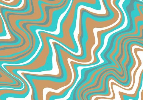 Abstract psychedelic groovy background. Vector. Illustrazione stock