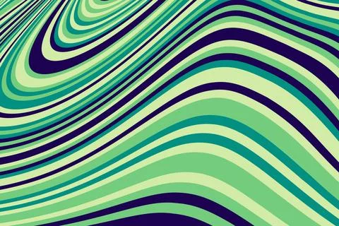 Abstract psychedelic groovy background. Vector. Stock Illustration