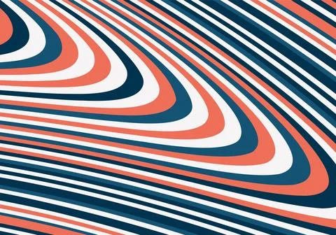 Abstract psychedelic groovy background. Vector. Illustrazione stock