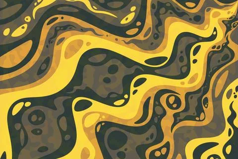 Abstract psychedelic groovy background. Vector. Stock Illustration