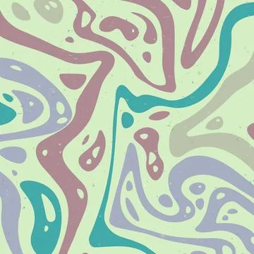 Abstract psychedelic groovy background. Vector. Stock Illustration