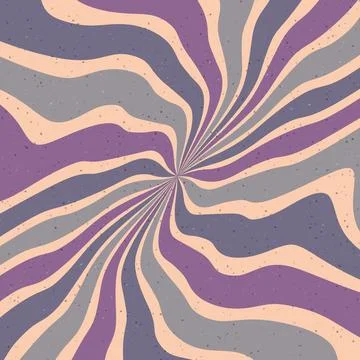 Abstract psychedelic groovy background. Vector. Illustrazione stock