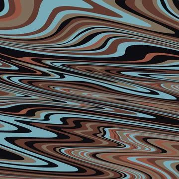 Abstract psychedelic groovy background. Vector. Stock Illustration