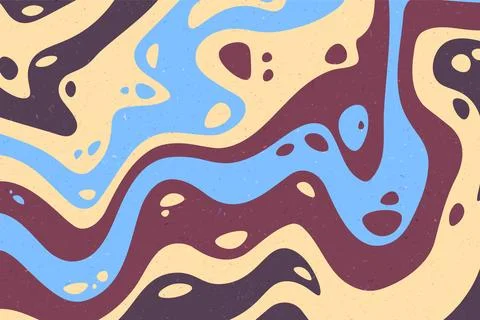 Abstract psychedelic groovy background. Vector. Stock Illustration