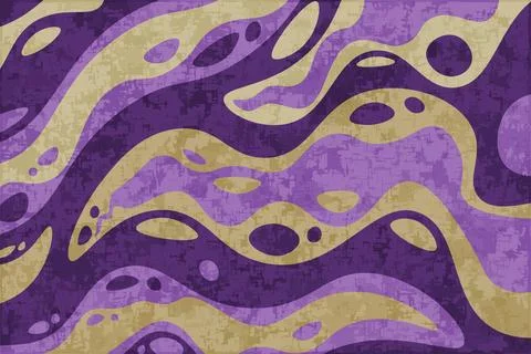 Abstract psychedelic groovy background. Vector. Stock Illustration