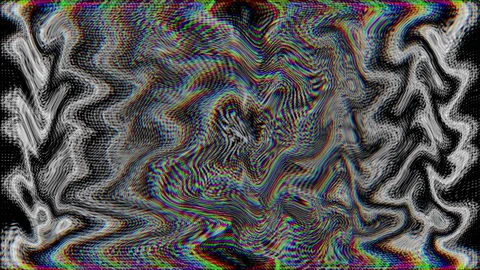 Abstract psychedelic holographic texture. Broken videotape concept. Video stock 150796111