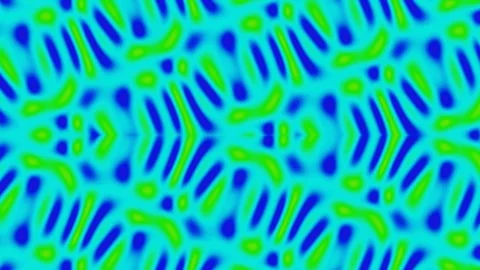 Abstract Psychedelic Liquid Symmetrical Pattern Video 스톡 동영상 332389463