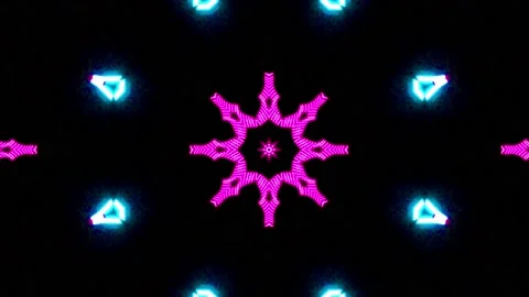 Abstract psychedelic loopable vj animation. Video stock 141842093