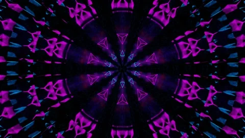 Abstract psychedelic looping animation. 3d animation background 動画素材 171071676