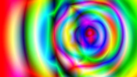 Abstract psychedelic multicolored background Stock Illustration