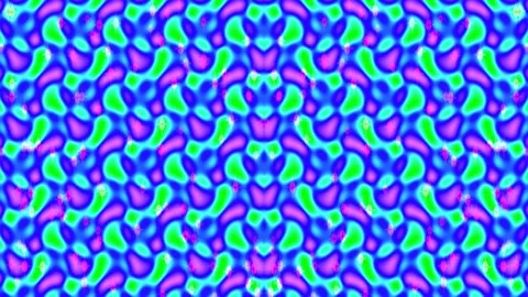 Abstract Psychedelic Neon Blob Pattern Background Stock Footage 331992648