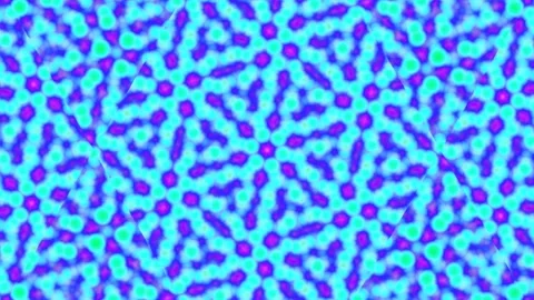 Abstract Psychedelic Neon Geometric Pattern Background Loop for Digital Desig Stock Footage 339782872