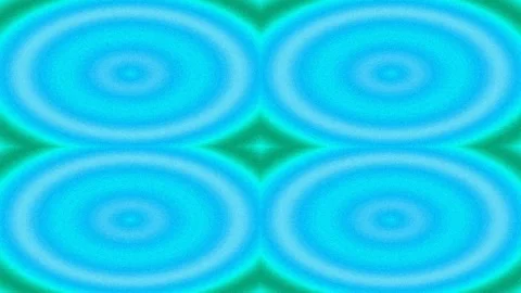 Abstract psychedelic neon green and yellow circle pattern background animatio Stock Footage 336767530