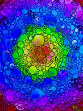 Abstract psychedelic pattern, images of rainbow color. Abstract background with Stock Photos