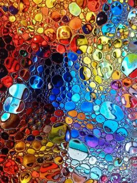 Abstract psychedelic pattern, images of rainbow color. Abstract background with Stock Photos