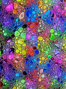 Abstract psychedelic pattern, images of rainbow color. Abstract background with Stock Photos