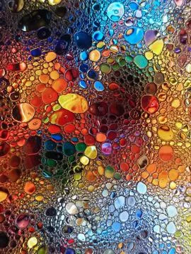 Abstract psychedelic pattern, images of rainbow color. Abstract background with Stock Photos